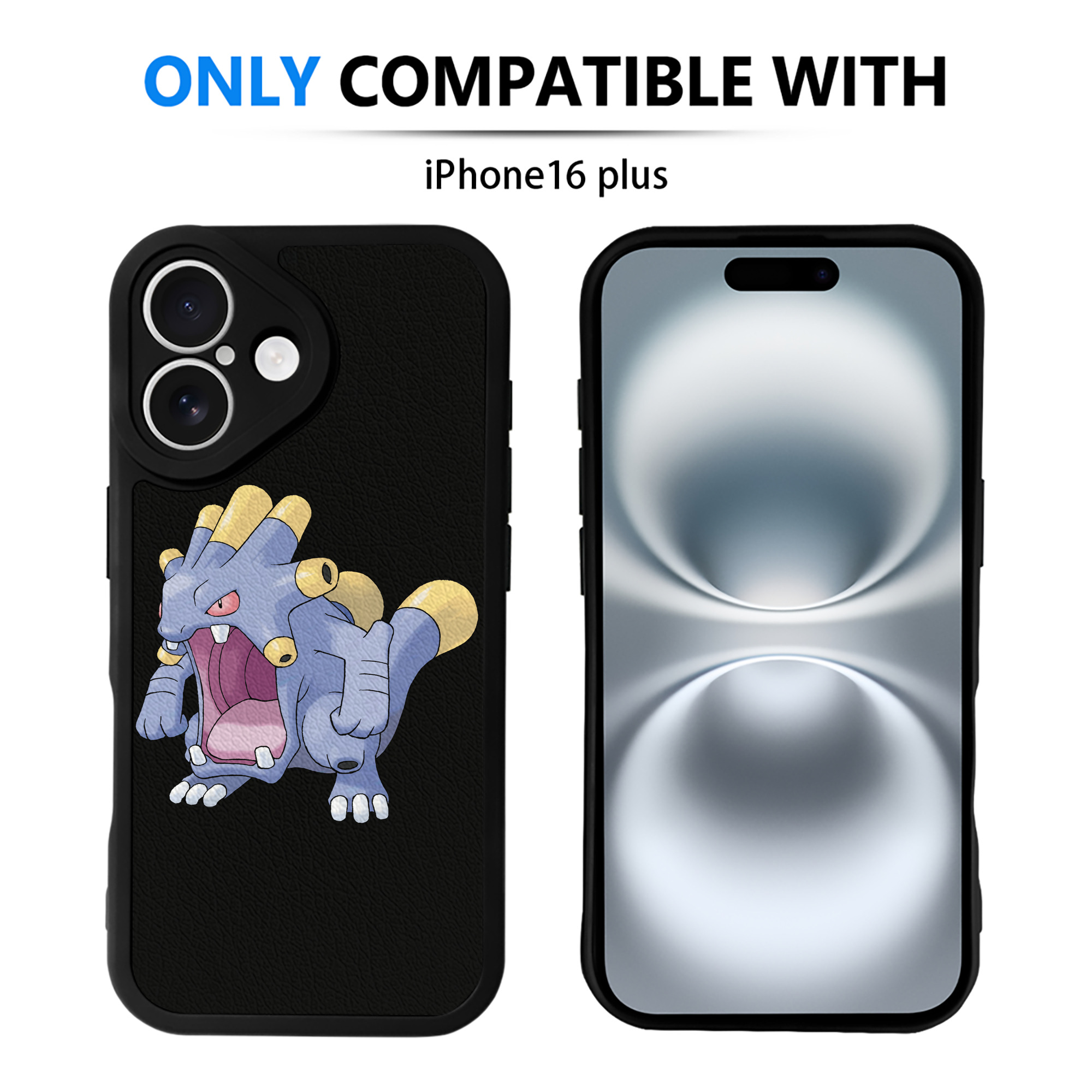 （画像用） ポケットモンスター Pokémon 【iPhone 16シリーズ対応】シリコンスマホケース（レザー調） 材質：シリコン